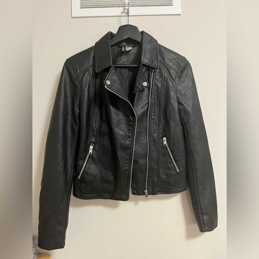 H&M Faux Leather Jacket - Size US 4